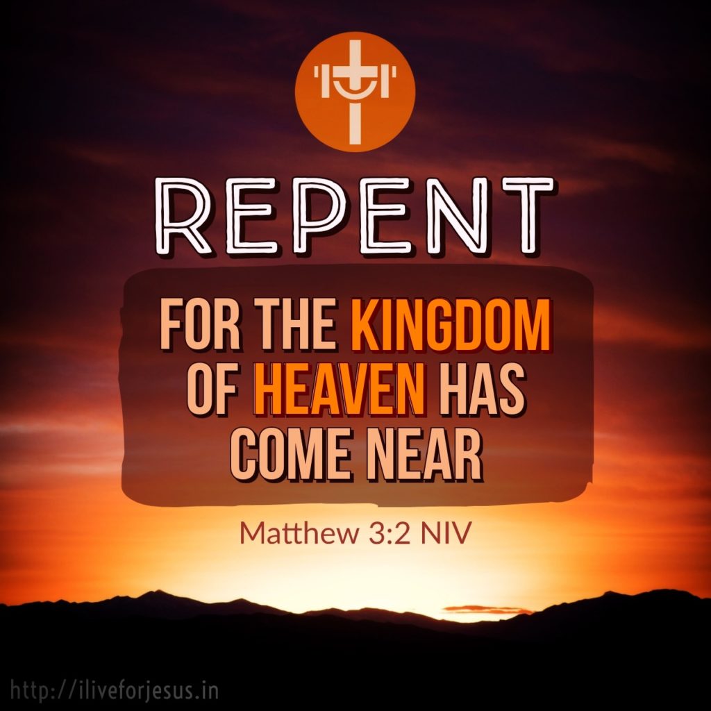 Repent I Live For JESUS