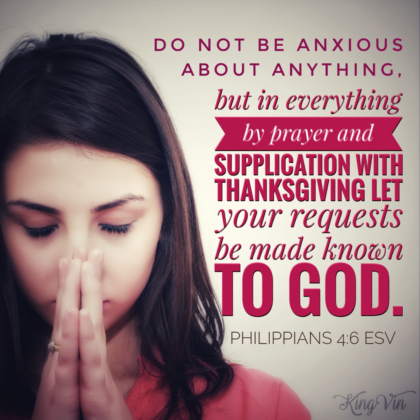 Do Not Be Anxious I Live For JESUS