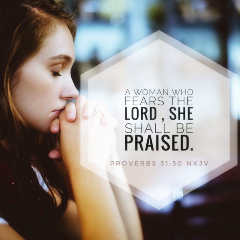 A woman who fears the Lord – I Live For JESUS