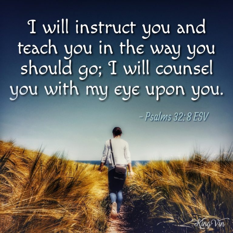 I will instruct you - I Live For JESUS