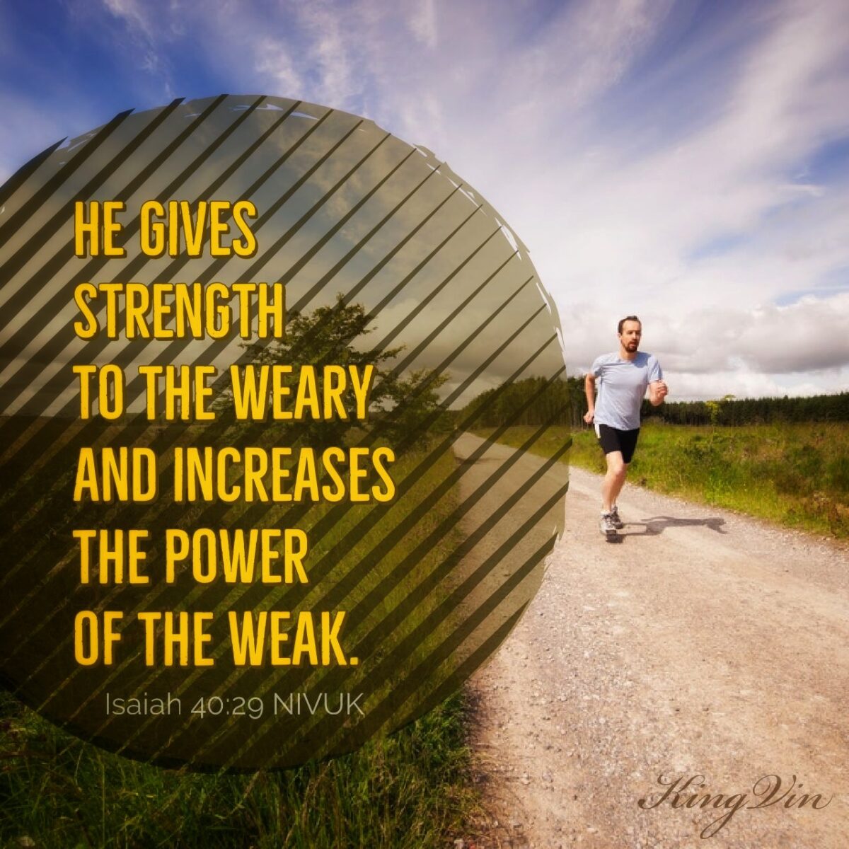 Strength to the weary - I Live For JESUS