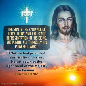 Jesus, the radiance of God's glory - I Live For JESUS