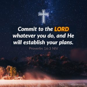 Commit to the Lord - I Live For JESUS