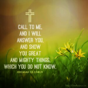 Call to Me – I Live For JESUS