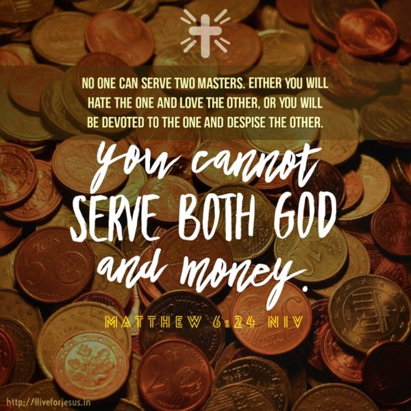 God And Money - I Live For Jesus