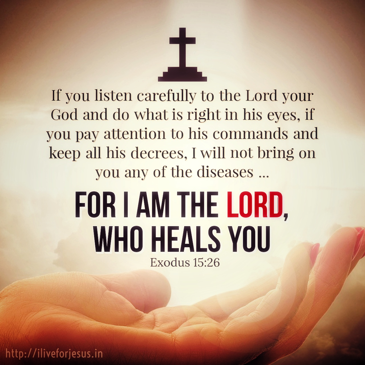 The Lord who heals - I Live For JESUS