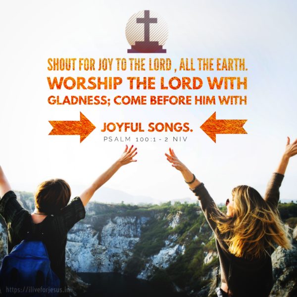 Shout for Joy I Live For JESUS