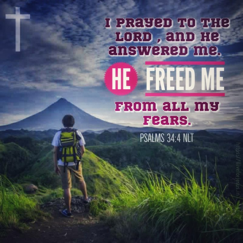 psalm 34:4 – I Live For JESUS