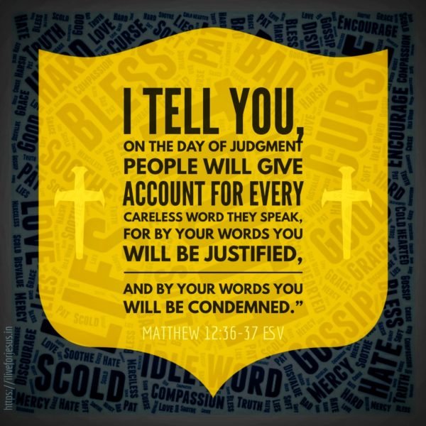 Give Account - I Live For JESUS