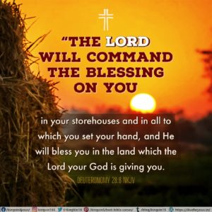 The Lord will Command the Blessing - I Live For JESUS