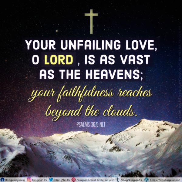 Unfailing Love Of The Lord - I Live For Jesus