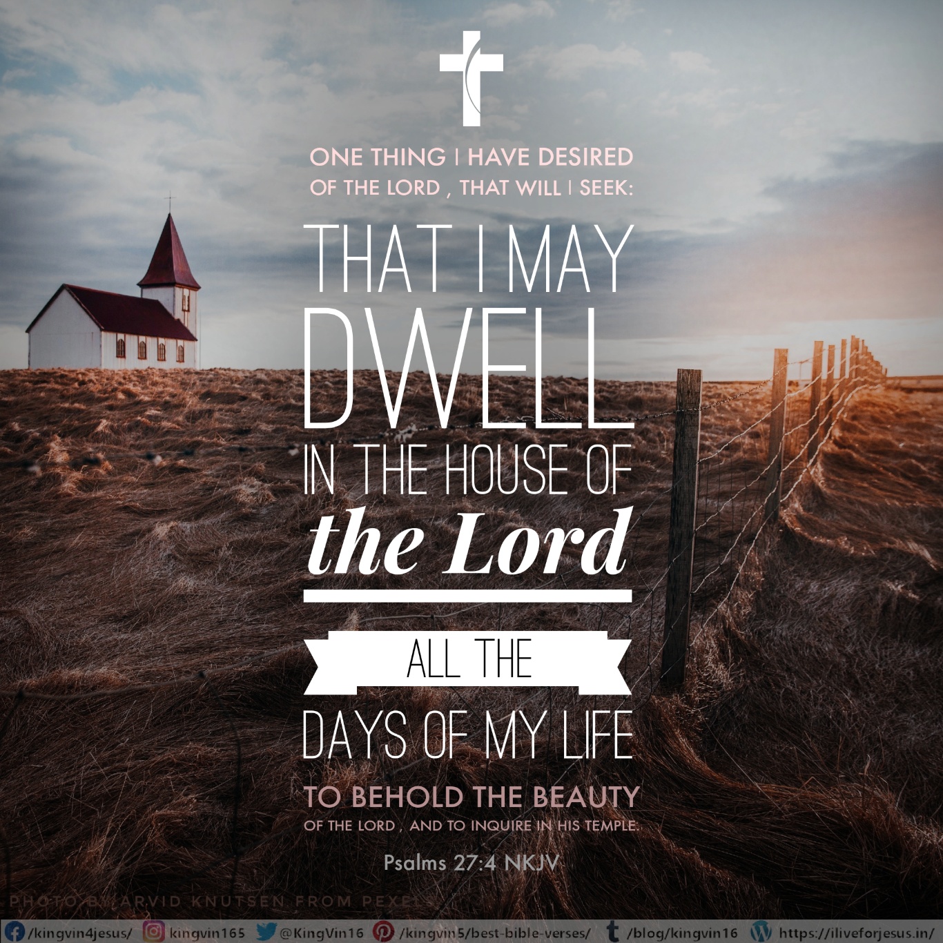 Dwell in the house of the lord i live for jesus