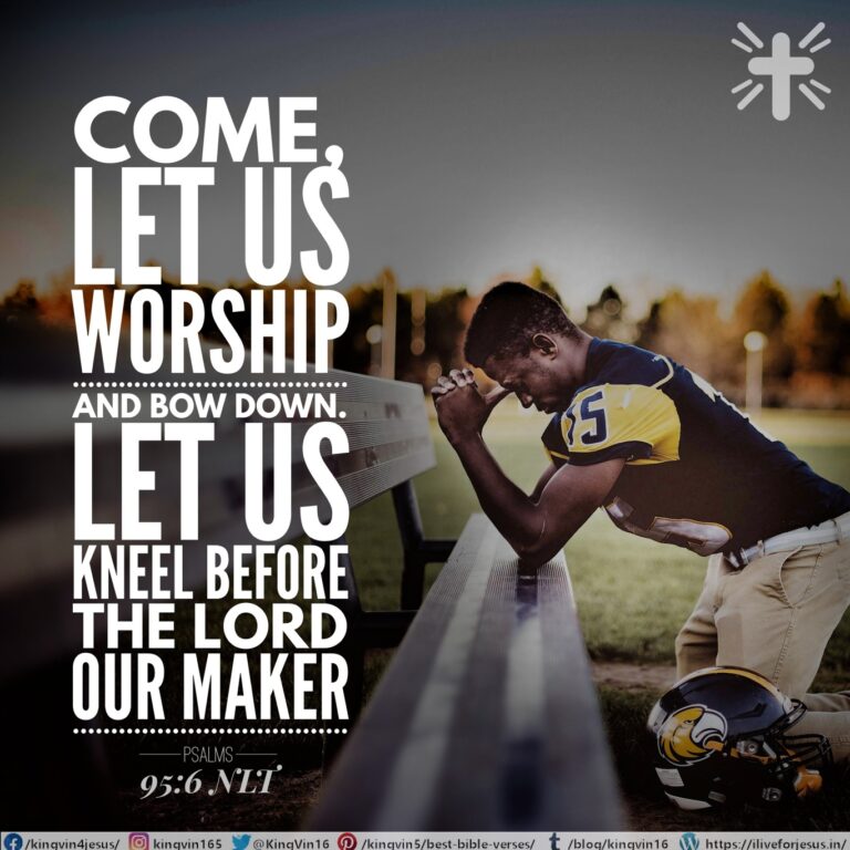 Kneel before the Lord - I Live For JESUS