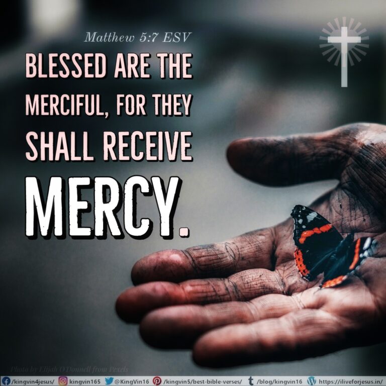 Blessed are the Merciful - I Live For JESUS