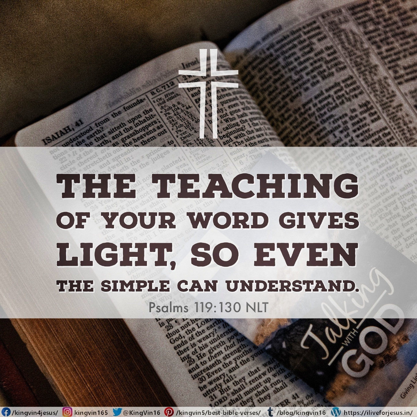 Your Word Gives Light I Live For JESUS