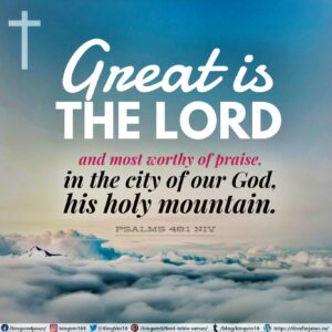 Great is the Lord - I Live For JESUS