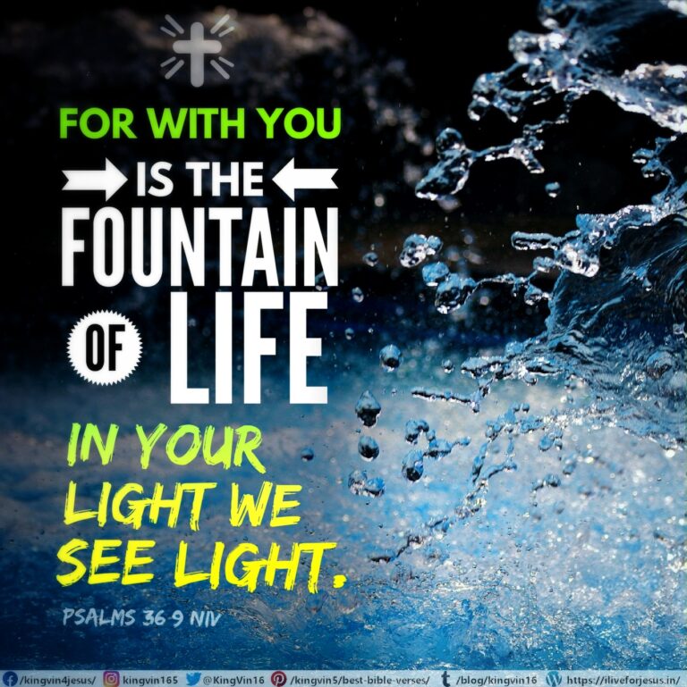 Fountain of Life I Live For JESUS