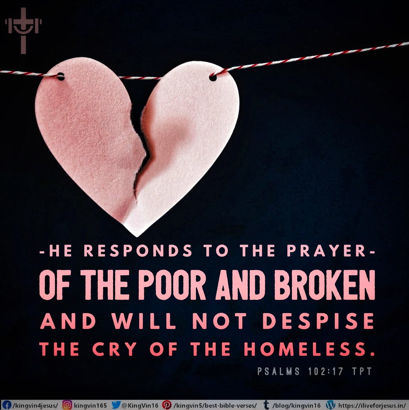 Prayer of the Poor and Broken - I Live For JESUS